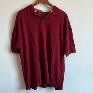 Dockers Maroon Polo Golf Shirt Size XL